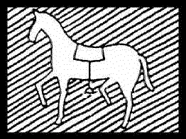 Figure of a Horse with saddle
